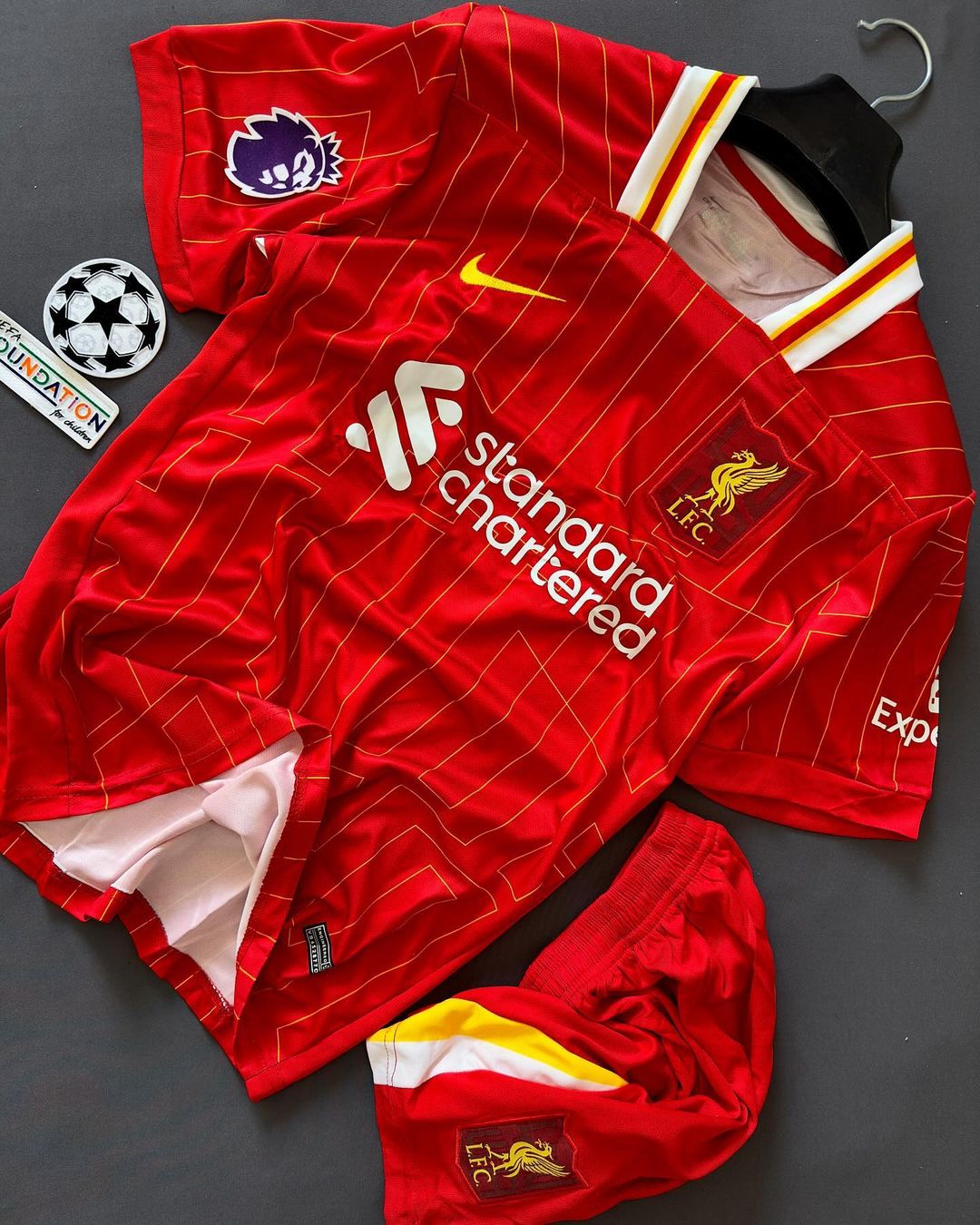 Liverpool 2024 Home Set (With Shorts)